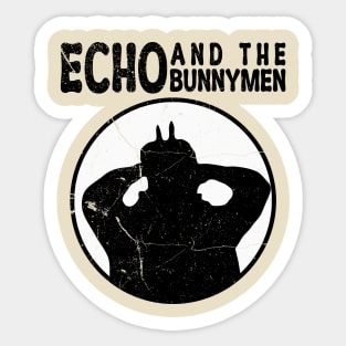 echo bunnymen tribute Sticker